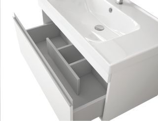 Dreja Тумба Grace 60, белый лак, 1 ящ